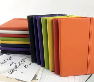Recycled Sublimation Embossed Logo <b>Diary</b> Craft Fabric Linen PU Leather <b>A4</b> A5 B6 Slim Custom Journal School Hardcover Notebook - Product Image 2