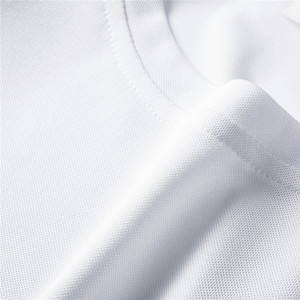 เสื้อโปโล<span class=keywords><strong>100</strong></span>ผ้าโพลีเอสเตอร์ถักแบบแห้งเร็วผ้าของจีน150GSM เป็นมิตรกับสิ่งแวดล้อม - Product Image 2