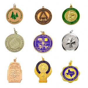 Vente directe usine – Pendentifs mode pour femme en alliage métallique, gravés au laser, style antique bronze, design vintage moderne, motif gravé - Product Image 6