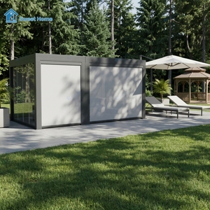 Pérgola de Aluminio Personalizada de Primera Calidad Sweet Home, Resistente <span class=keywords><strong>a</strong></span> la Oxidación, Fácil de Instalar, Pérgola Bioclimática para Exteriores para Viviendas - Product Image 1