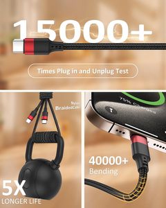 สาย USB4 รุ่นใหม่มาแรง รองรับการชาร์จเร็ว 240W PD ความเร็วส่งข้อมูล 40Gbps ได้รับการรับรองมาตรฐาน CE สาย Type C รองรับวีดีโอ 8K 60Hz สำหรับแล็ปท็อป จอภาพ และพีซี - Product Image 4