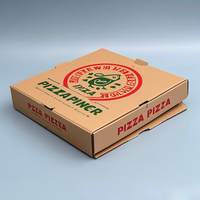 Boîtes d'emballage en carton ondulé personnalisées pour petites entreprises avec logo Boîtes à pizza en relief