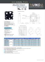 Ventilateur de refroidissement DC puissant et compact 30x30x10mm 3010 5V 12V pour protection moteur