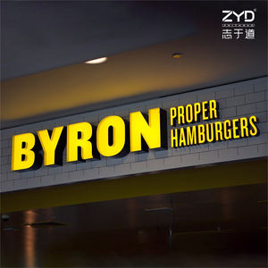 <span class=keywords><strong>Letras</strong></span> cortadas con láser, ligeras y duraderas para letreros de Directorio de oficina, logotipos de tiendas minoristas y paredes de marca de centro comercial - Product Image 2