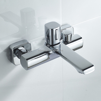 Robinet de douche mural en or Momali Factory Direct, robinet de salle de bain moderne en laiton pour la maison, robinet de baignoire 59-1A