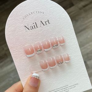 <span class=keywords><strong>Uñas</strong></span> Postizas <span class=keywords><strong>de</strong></span> Diseño Estilo Ojo <span class=keywords><strong>de</strong></span> Gato Francés, 10 Piezas, <span class=keywords><strong>Acrílicas</strong></span> Hechas a Mano, <span class=keywords><strong>Uñas</strong></span> Postizas al por Mayor para Aplicación en Dedos - Product Image 6