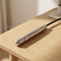 Sonde de niveau d'eau piézométrique submersible ultra-mince 19 mm, haute précision 0,25 % FS, IP68 pour la surveillance des eaux souterraines en forage