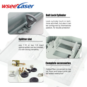 Nuova Scatola di Distribuzione per Fibra Ottica FTTH FTTX, 24/32 Core, in ABS/PC, Certificata CE, con Splitter - Product Image 4