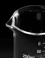 Béchers gradués en verre borosilicate à faible profil de 50 ml/100 ml/250 ml/500 ml/1000 ml