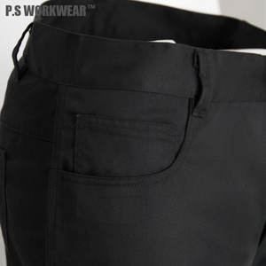 Pantalones negros largos Ropa DE TRABAJO Rodilleras Ajuste regular personalizado Pantalones tácticos ejecutivos Pantalones casuales de carga - Product Image 6
