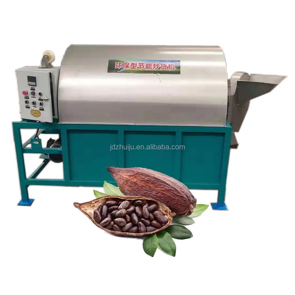 75kg/hour coffe roasting machine Cashew Nut Roasting Processing Machine