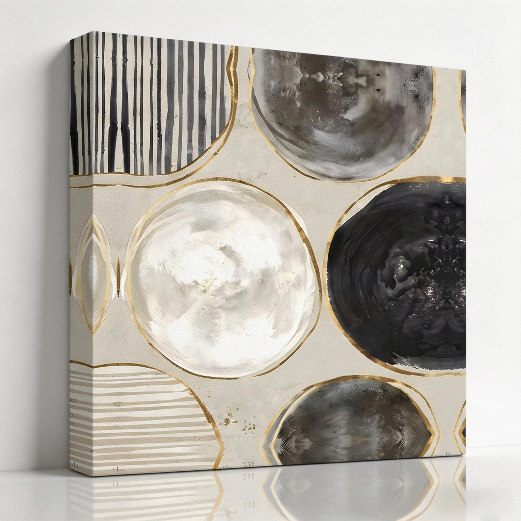 HNKDKJ Arte Astratta Irreale da Parete Stampa Artistica Astratta Blu su Tela Opera d'Arte incorniciata per Decorazioni per Soggiorno Camera da Letto