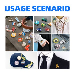 Alfileres de solapa de esmalte personalizables, grabado del Día Nacional del Fabricante de aleación de Zinc y hierro, logotipo troquelado fundido y suave duro - Product Image 5