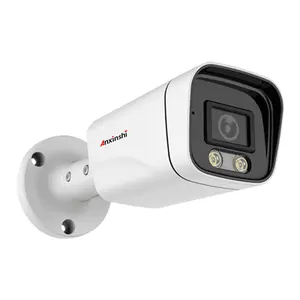 Anxinshi Merk Metalen Behuizing Bullet Ip Poe Camera 4mp 5mp 8mp Nacht Kleurrijke Camera Ondersteuning Menselijke Detectie