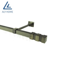 Tringle à rideaux et rail en alliage d'aluminium ALY DECOR, design scandinave, idéale pour les projets hospitaliers