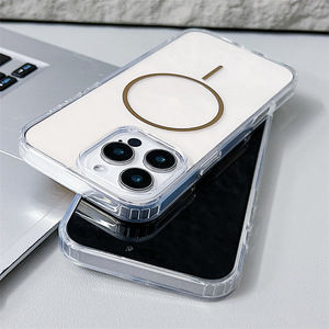 Anti-chute sans fil charge Transparent PC étui de téléphone portable magnétique antichoc protecteur pour <span class=keywords><strong>Iphone14</strong></span> Plus 15 16Pro Max - Product Image 6