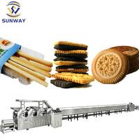 Ligne de production entièrement automatique de biscuits sablés, machine de fabrication de biscuits à moule rotatif pour la vente en gros
