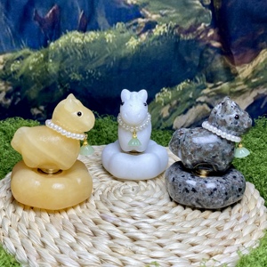 Figurine d'animal mignonne en <span class=keywords><strong>pierre</strong></span> de cristal naturelle sculptée, poney rotatif, best-seller en gros, pour la décoration intérieure et les cadeaux de fêtes - Product Image 4