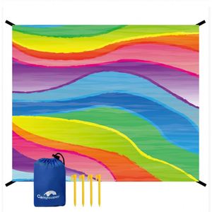 Factory Multi-Functional Portable Ultralight Polyester Folding Waterproof Pocket <b>Blanket</b> Outdoor Hiking Seaside Travel - Product Image 1