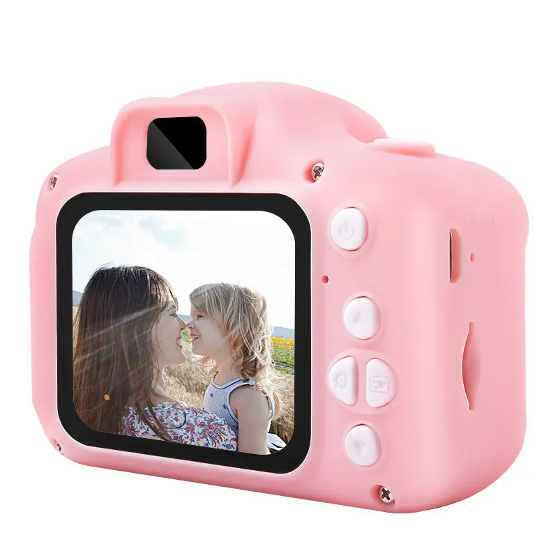 キッズデジタルおもちゃは写真カメラを撮る2.0インチディスプレイ画面フィルターと写真ステッカー付きの子供用カメラ