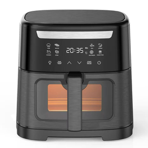 Nueva Freidora de Aire Digital Inteligente Moderna 2026 de 6L sin Aceite con Gran Pantalla a Color y Ventana Visible, Superficie Cepillada, para Uso Doméstico de Alta Gama - Product Image 2