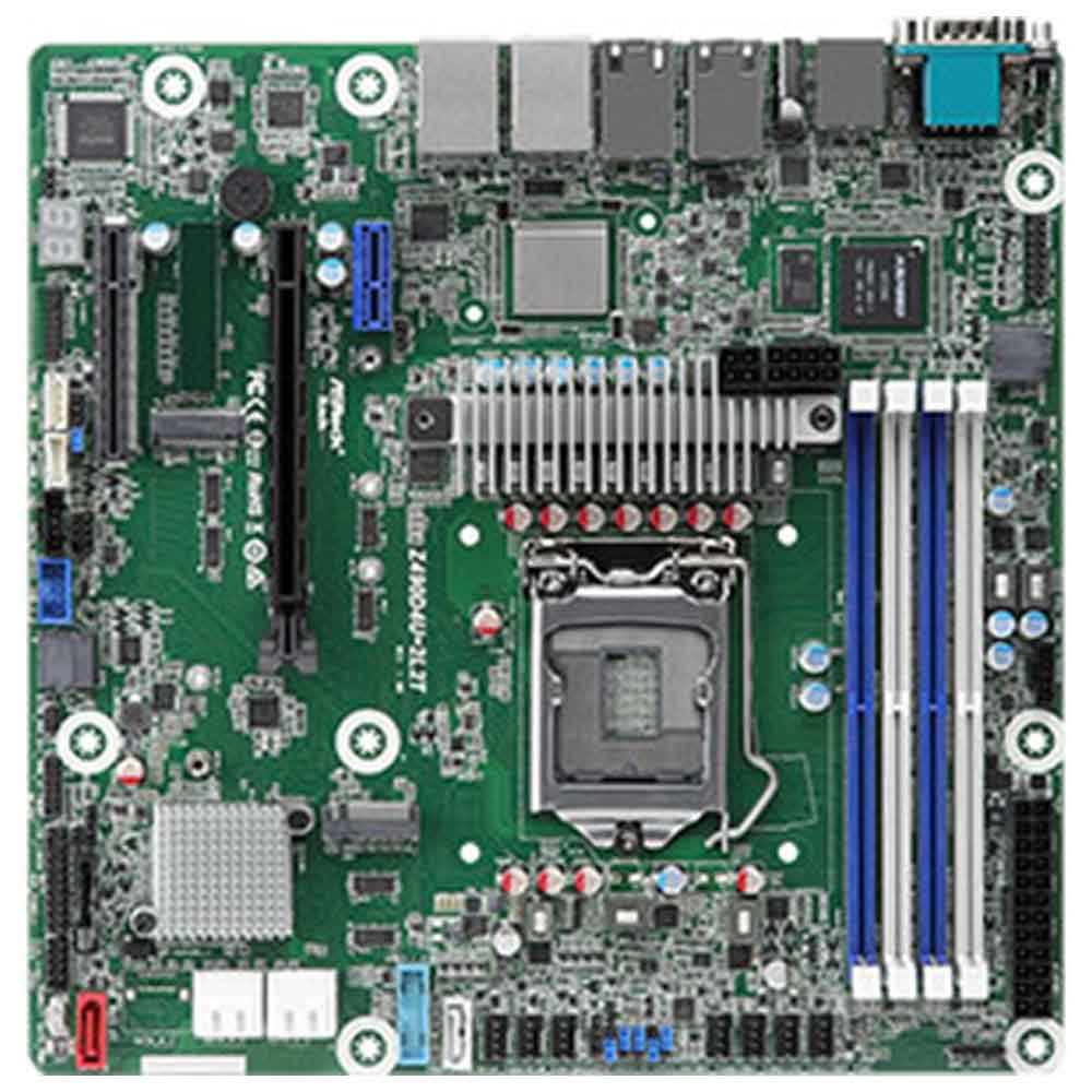 ASRock Rack Z490D2I Z490D4U Mini-ITX Motherboard with 12V DC-in