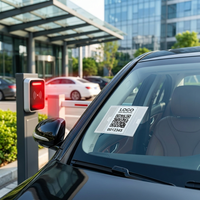Étiquette adhésive UHF RFID passive longue portée pour pare-brise de voiture, pour le suivi des actifs en entrepôt et les péages