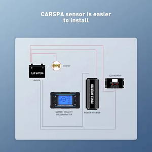 Novo monitor bateria BMC500 500A capacidade da bateria <span class=keywords><strong>Tester</strong></span> Battery Monitor detecção automática Coulombmeter - Product Image 4