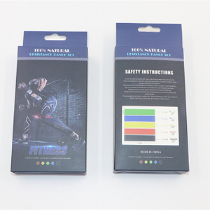 कस्टम लोगो लोचदार शारीरिक व्यायाम बैंड फिटनेस लूप टैप प्रतिरोधी बैंड - Product Image 6