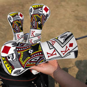 Fundas para Palos de Golf Híbridos y de Fairway, Diseño de Fábrica OEM, Impermeables, de Cuero Premium, con Logotipo Bordado - Product Image 4