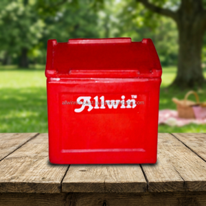 Glacière isotherme Allwin 20 litres, rouge, écologique, avec conservation de la fraîcheur - Product Image 5