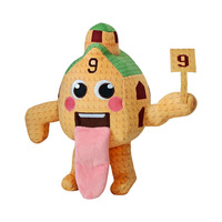 Peluche personnalisée avec logo, jeu de poupée mignon, accessoire de jeu, 67 bleu, maison de poupée n° 9 peluches de personnages de dessins animés et d'anime