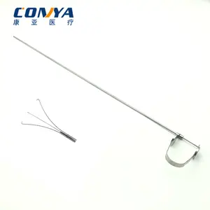 Endoscopic 3 Prong Type Grasping Forceps 3 Claws Powerful Foreign Body Forceps Urology Instruments