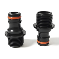 Raccords rapides pour tuyau d'arrosage de 3/4 1/2 pouce avec filetage BSP US en PVC, installation facile pour l'irrigation des jardins et des patios