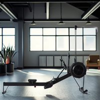 Ventilateur magnétique portable pour cardio-training HYROX Air Rowing Machine, résistance au vent, équipement d'entraînement cardio à faible impact pour tout le corps
