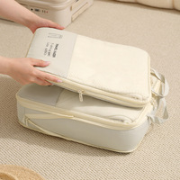 Dixiu Nouveau Ensemble de Sacs de Rangement de Voyage à Compression Six Pièces Cloud Habitat pour Vêtements et Accessoires de Coiffure