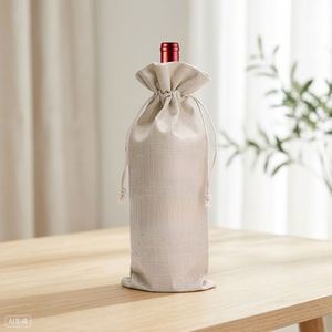 Bolsa con Cordón de Algodón Puro, Natural, Ecológica, Reutilizable, Lavable, No Tóxica, Libre de Formaldehído, Bolsa de Almacenamiento para Productos para la Piel - Product Image 2