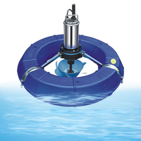 Nouvel aérateur de pompe flottante Splash aérateur d'étang de fontaine de lac de surface flottante