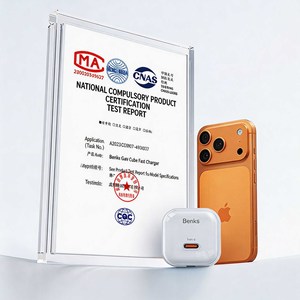 Benks 45W GaN Fast Charger USB C Wall <b>Adapter</b> Foldable <b>Plug</b> PD 3.0 Quick Charging for Phone Tablet Laptop - Product Image 6