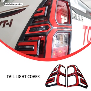 Juego Completo de Accesorios para Carrocería en Cromo Negro Mate, Cubierta de Tanque de Gasolina, Cubierta de Luces Delanteras y Traseras para Toyota Hilux Revo - Product Image 4