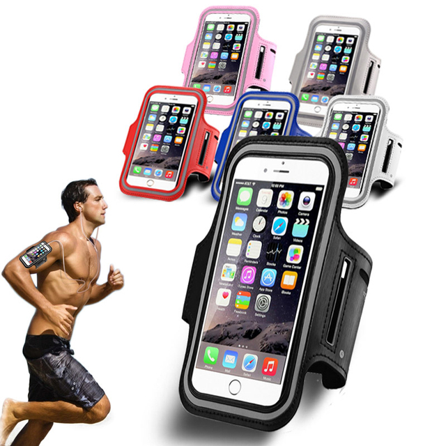Universal 4-7 Inch Waterproof Sport Armband Case Suit for iPhone Sport Running Armband Case Jogging Gym Arm Band Pouch Holder