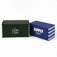 Boîte en carton ondulé personnalisée double face imprimée en couleur, avec logo de dessin animé, pour l'expédition de sirops alimentaires, pâtisseries et desserts