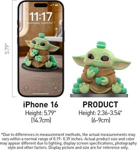 POP MART <span class=keywords><strong>Star</strong></span> <span class=keywords><strong>Wars</strong></span> Grogu Serie Tiny but Mighty, Statuette da Collezione per Regali di Compleanno e Festività per Bambini - Product Image 4