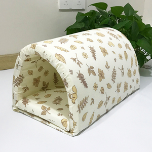 Autumn Leaves - LARGE Hideaway Tunnel Perfect House for Bunnies <strong>Rabbit</strong> Guinea Pig and Other Small Animals Soft Fabric Bunny <strong>Bed</strong> - Product Image 3