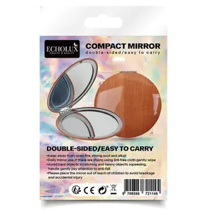 Fashion Round 70mm Kompakt spiegel Reisetaschen spiegel Hand kosmetischer Schmink spiegel