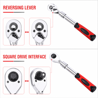 Clé à cliquet à 72 dents en acier au chrome-vanadium, clé réversible de qualité industrielle OEM pour réparation mécanique 8mm 10mm 12mm