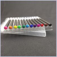 Stylos pinceaux 12 couleurs pour la peinture à l'aquarelle avec pointes en Nylon flexibles marqueurs de peinture pour la calligraphie et le dessin