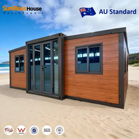 Maison modulaire extensible et étanche de haute qualité, préfabriquée en conteneur, pour bureau et habitation