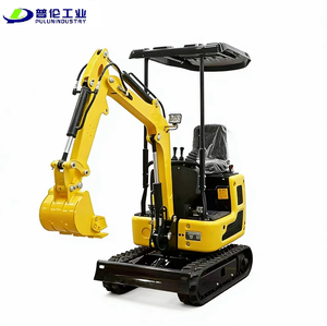 Mini Excavadora R327, Excavadora Pequeña <span class=keywords><strong>para</strong></span> Uso Doméstico, Excavación de Suelos, Ingeniería Agrícola, Máquina Multifuncional con Gancho - Product Image 1