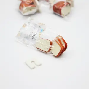 Mini bagged sliced toast bread miniature scene food play shooting props dollhouse play house decorations